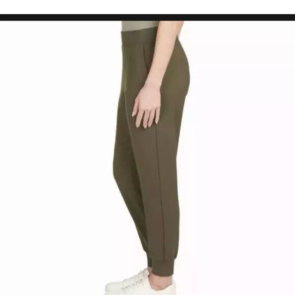 Matty M Women's Essential Comfort Jogger Pant Large  Olive Color size L - Picture 1 of 6